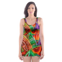 Happy Tribe Skater Dress Swimsuit