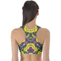 Petals, Mardi Gras, Bold Floral Design Sports Bra View2