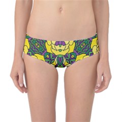 Petals, Mardi Gras, Bold Floral Design Classic Bikini Bottoms