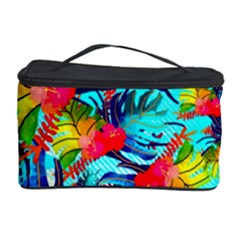 Watercolor Tropical Leaves Pattern Cosmetic Storage Cases