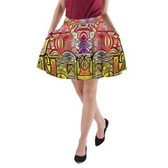 Reflection A-line Pocket Skirt