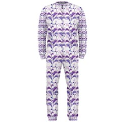 Floral Stripes Pattern Onepiece Jumpsuit (men) 