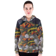 La Tristesse Women s Zipper Hoodie By Jocelyn Apple/applearcom by appleartcom