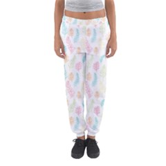 Whimsical Feather Pattern,fresh Colors, Women s Jogger Sweatpants by Zandiepants