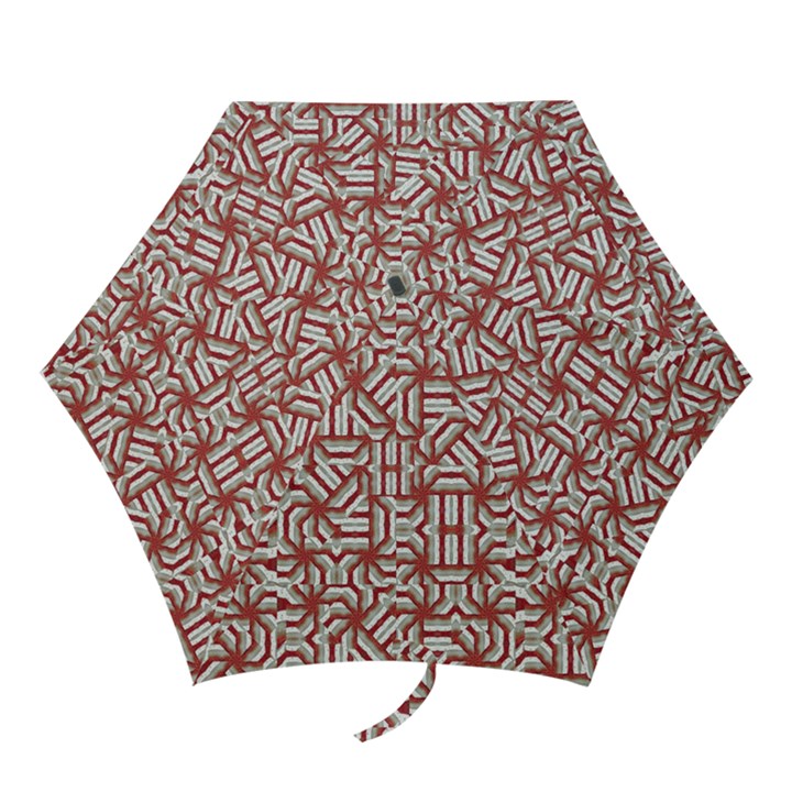 Interlace Tribal Print Mini Folding Umbrellas