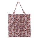 Interlace Tribal Print Grocery Tote Bag View2