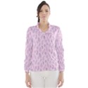 Whimsical Feather Pattern, pink & purple, Wind Breaker (Women) View1