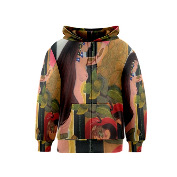 On Heaven s Door  Kids  Zipper Hoodie by Jocelyn APple/appleartcom