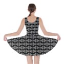 Black White Tiki Pattern Skater Dress View2