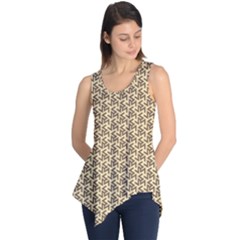 Braided Pattern Sleeveless Tunic