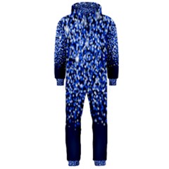 Blue Glitter Rain Hooded Jumpsuit (men)  by KirstenStar