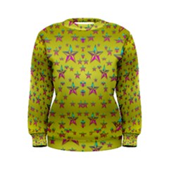 Flower Power Stars Women s Sweatshirt