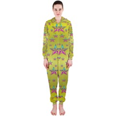 Flower Power Stars Hooded Jumpsuit (ladies) 