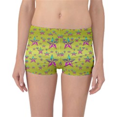 Flower Power Stars Reversible Boyleg Bikini Bottoms