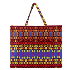 Egypt Star Zipper Large Tote Bag