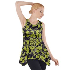 Modern Abstract Interlace Side Drop Tank Tunic