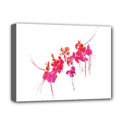 Minimal Floral Print Deluxe Canvas 16  X 12   by dflcprints