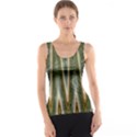 Green Brown Zigzag Tank Top View1