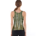 Green Brown Zigzag Tank Top View2