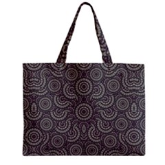 Geometric Boho Print Zipper Mini Tote Bag