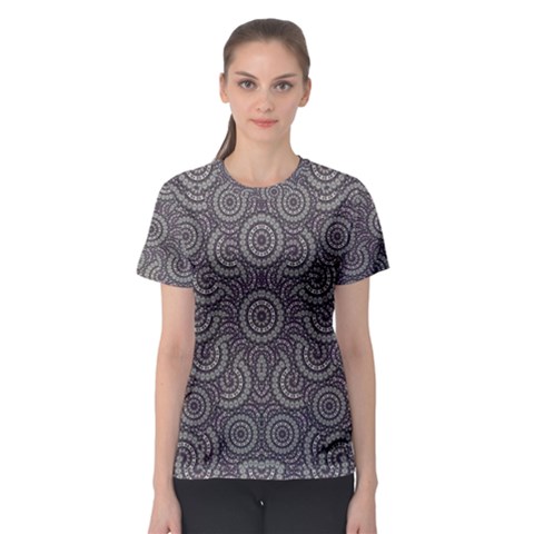 Geometric Boho Print Women s Sport Mesh Tee by dflcprintsclothing