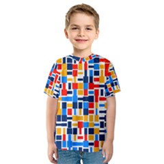 Colorful Shapes                                  Kid s Sport Mesh Tee