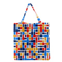 Colorful Shapes                                  Grocery Tote Bag