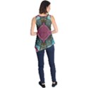 Pink Turquoise Stone Abstract Sleeveless Tunic View2