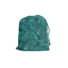 Tropical Hawaiian Pattern Drawstring Pouches (medium)  by dflcprints