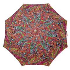 Expressive Abstract Grunge Straight Umbrellas