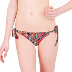 Expressive Abstract Grunge Bikini Bottom