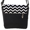 Black & White Zigzag Pattern Removable Flap Cover (S) View2