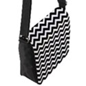 Black & White Zigzag Pattern Removable Flap Cover (S) View3