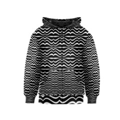 Modern Zebra Pattern Kids  Zipper Hoodie