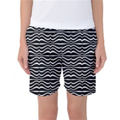 Modern Zebra Pattern Women s Basketball Shorts