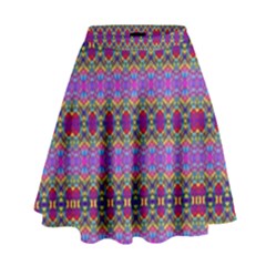 Saturn Sun High Waist Skirt