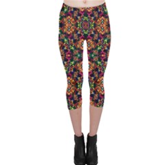 Luxury Boho Baroque Capri Leggings  by dflcprintsclothing