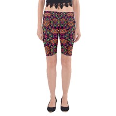 Luxury Boho Baroque Yoga Cropped Leggings