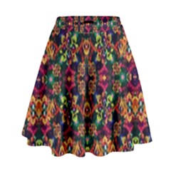 Luxury Boho Baroque High Waist Skirt