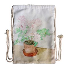 Watercolour Azalea Drawstring Bag (large)