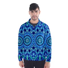 Blue Sea Jewel Mandala Wind Breaker (Men)