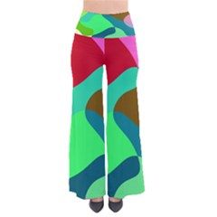 Retro Shapes                  Women s Chic Palazzo Pants by LalyLauraFLM