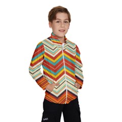 Bent Stripes                                    Wind Breaker (kids) by LalyLauraFLM