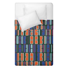 4 Colors Shapes                                     Duvet Cover (single Size)