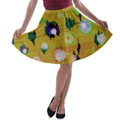 Ink                                    A-line Skater Skirt