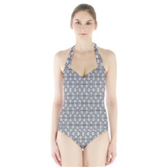 Strong Hold Women s Halter One Piece Swimsuit