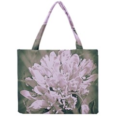 White Flower Mini Tote Bag