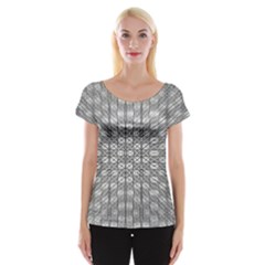 Ripple N Fold Ondule Women s Cap Sleeve Top