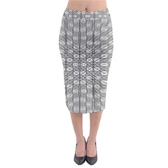 Ripple N Fold Ondule Midi Pencil Skirt