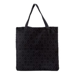 Black Perfect Stitch Grocery Tote Bag